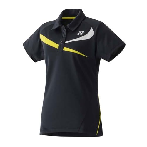 YONEX 20240EX Badminton Damen Poloshirt, Schwarz, M YONEX 20240EX Badminton Damen Poloshirt, Schwarz, M