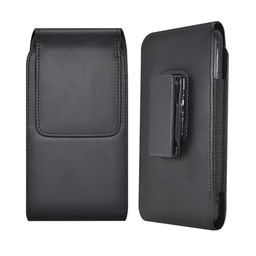 Mngijar for Motorola Moto G 5G 2025 2024 G Power 2025 2024 2023 G Stylus 5G 2025 2024 Cell Phone Holster Holder Belt Clip Case PU Leather Pouch for Samsung Galaxy S25 S24 S23 Ultra, Nord N200 10 Pro