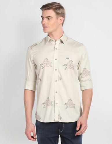 Image of Arrow Men's 100% Cotton Slim Fit Shirt