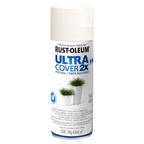 Tinta Spray Ultra Cover Multiuso Branco Fosco 430ml Rust Oleum
