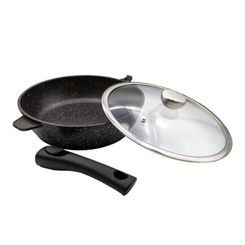 PRADEL LUXE, Sauteuse 28 cm tous feux dont induction, manche amovible