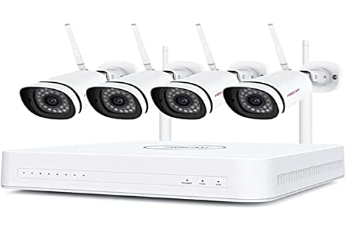Foscam FN7108W-B4-N Kit de Vidéosurveillance IP HD 4...