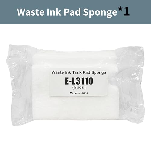GUBFFON Substituição de esponja de tanque de tinta residual para Epson Ecotank ET-2800 ET-2803 ET-27