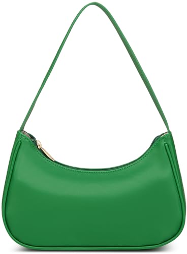 Image of Afashor Shoulder Bags for Women Vegan Leather Hobo Sling Tote Handbag Retro Clutch Purse with Zipper Closure