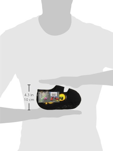 Nufoot Mary Janes Women's Shoes, Best Foldable & Flexible Flats, Slipper Socks, Travel Slippers & Exercise Shoes, Dance Shoes, Yoga Socks, House Shoes, Indoor Slippers, Black, Medium #TOP6