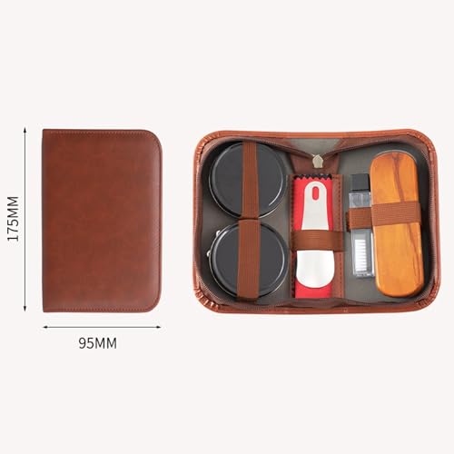 Kit de cirage pour chaussures en cuir pour réparer et protéger les plis