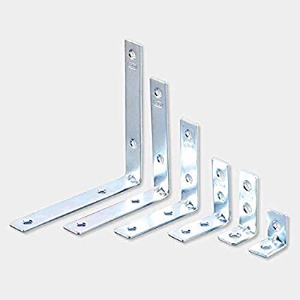 Ebco Aurora Right Angle Bracket for Reinforcing Chairs/Tables - Pack of 10 Pieces (40 MM x 40 MM)