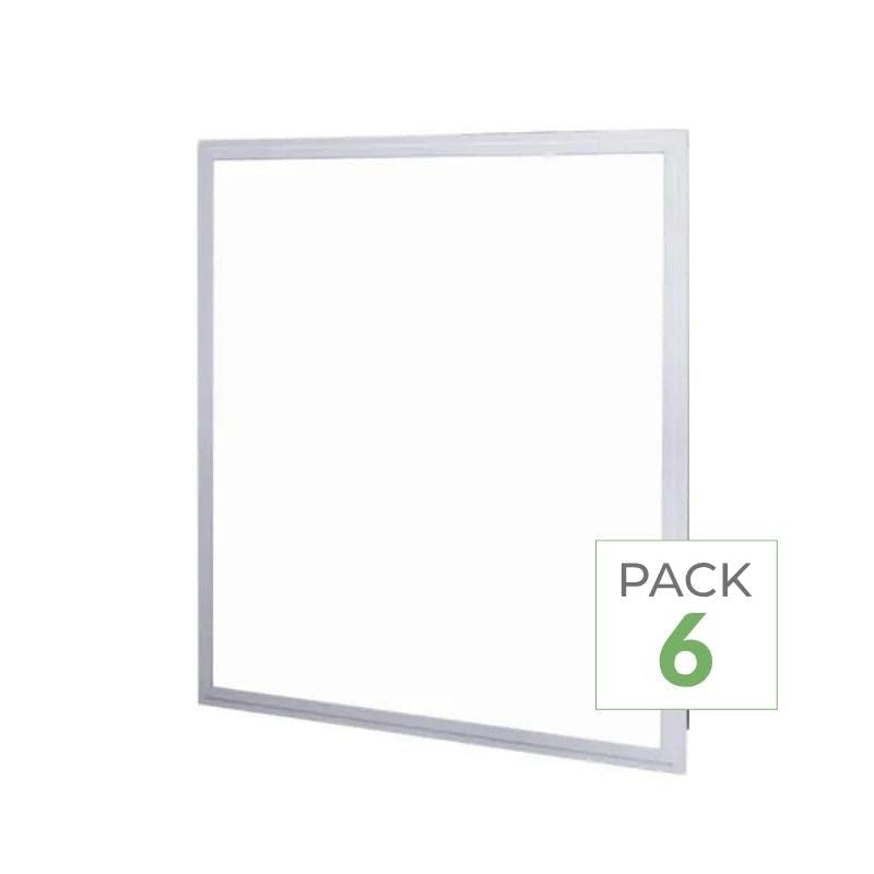 Silumen Panneau LED 60x60 40W Blanc Froid 6000K-8000K Pack de 6