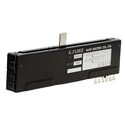 Fader de studio Alps 10K logarithmique RSA0K12 potentiomètre de mixage stéréo 100 mm 8mm