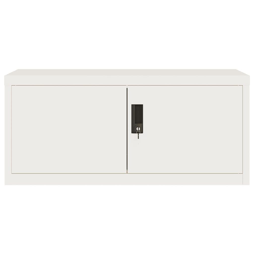 vidaXL Armario archivador de Acero Blanco 90x40x40 cm, archivador, Unidad de Almacenamiento, gabinete de Almacenamiento de Oficina
