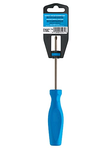 Channellock P104H #1 X 4-Inch Professional Phillips Screwdriver, Magnetic Tip, Made In Usa, Molded Tri-Lobe Grip #TOP5
