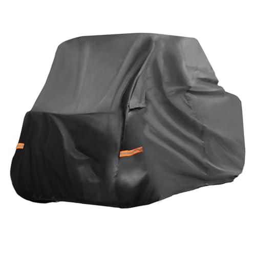 Housse UTV de protection 210D-PU haute densité bâche extérieure premium noir