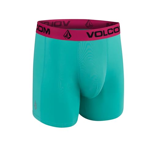 Volcom Mens Boxer Briefs 4 Pack Poly Spandex Performance Boxer Briefs Underwear4