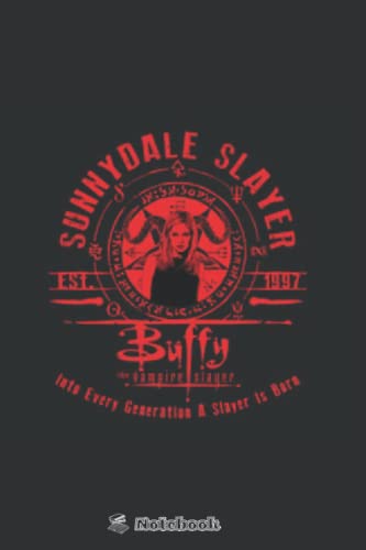 Sunnydale Slayer ORJ426 Notebook: Cute Notebook For Kids, Teens, Girls, Boys, And Students, Kawaii School Supplies | Wide Ruled Lined Paper | Preppy … Journal | Unruled Composition Notebook