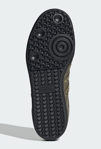 Image of adidas Samba OG Women's Shoes, Medium Dark Khaki /Olive Strata-Core Black, Size 10