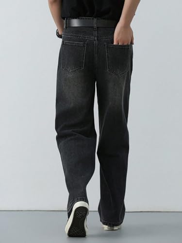 Image of KOTTY Men Mid Rise Relaxed Jeans