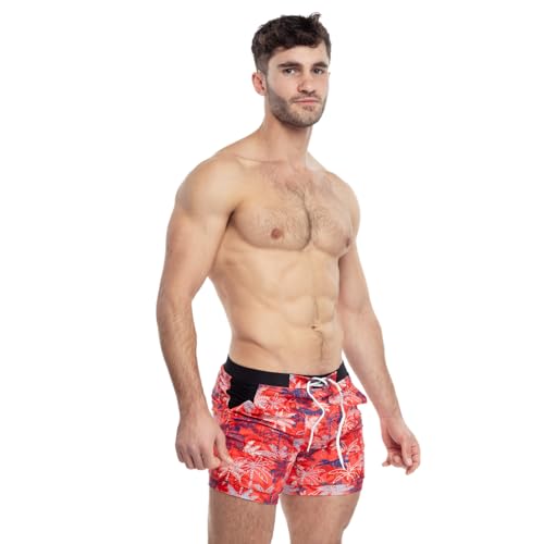 Taddlee Swimwear Men Basic Long Swimming Trunk Surf Camo Shorts Swimsuits Pocket