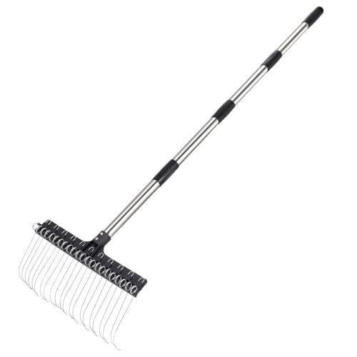 Soysehung Thatch Rake 63-inch Adjustable Handle