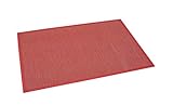 Resistente y confortable Estores Basic Living Color Vinilo, Rojo, 120x180cm, Antideslizante, Alfombra para salón Modernas, Cereza
