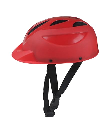 Image of OXYGEN Kids Helmet for Kids Adjustable Cycle Helmet Bicycle Helmet for Kids Age 3 to 8 Years Lightweight ABS Shell EPS Foam Shock Absorbent Ventilated Safety Helmet for Cycling Skating Scootering Red