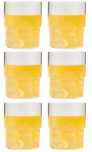 Toyo Sasaki Glass Fino Tumbler Set, 13.4 fl oz, 6 pcs