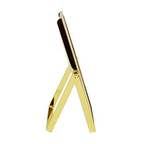 Laura Ashley Metall-Bilderrahmen (vertikal) mit ausziehbarer Staffelei, 10,2 x 15,2 cm, goldfarben – Ansicht 5