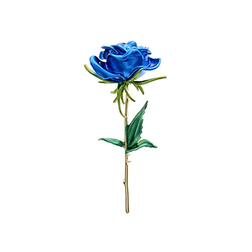 Épingle à fleur rose en émail le cadeau idéal pour femme