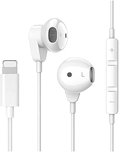 Auricolari Intrauricolari per iPhone 12, auricolari con cavo antirumore,  con microfono integrato e controllo del volume, compatibile con iPhone 11/ 12Pro/XS/XR/X/7/8, supporto con tutti i sistemi iOS : Amazon.it: Elettronica