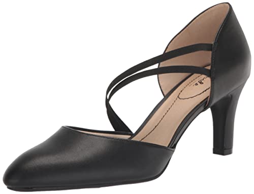 LifeStride Womens Grace Pump Black Smooth 8.5 M