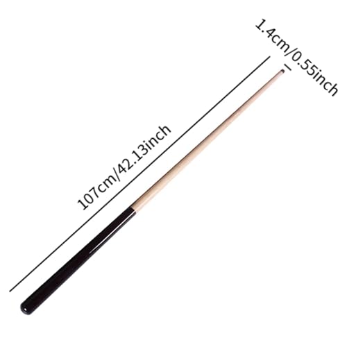 Taco de billar de madera 42.13" punta grande 4mm miniatura 2