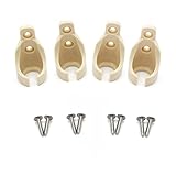 Cortinas enrollables para amarre con soporte para receptores de pared,