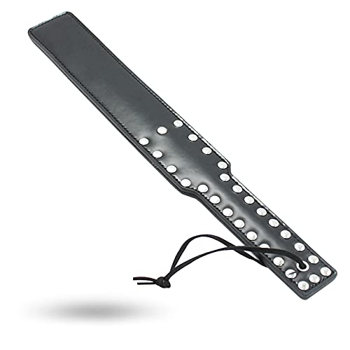 Leather Paddle, Lightweight Paddle with Rivet Smooth & Durable 15"x2.4"