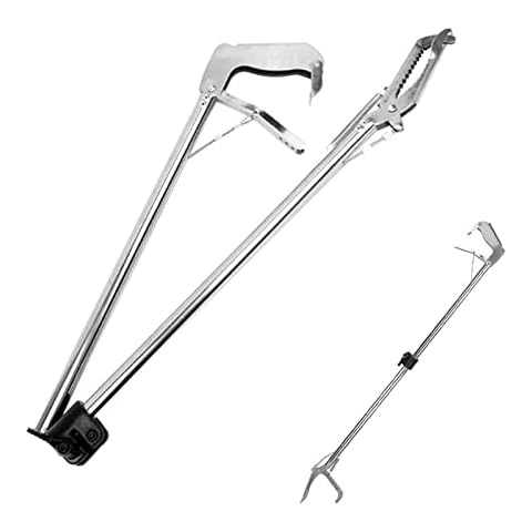 SJASD Portable Plegable Catticador De Serpiente De Acero Inoxidable De Serpiente Y Gancho De Reptiles Herramie(Size:120CM) Cover