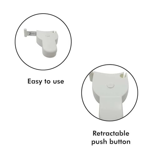 Cinta métrica retráctil flexible con escala dual 60 pulgadas miniatura 4