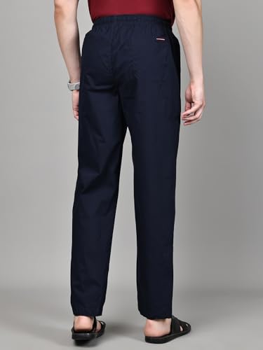 Image of Majestic Man Men Mid Rise Comfort Fit Solid Pure Cotton Casual Style Lounge Pants