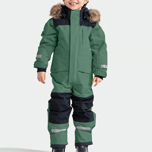 Kids Girls Boys Snow Suits One Piece Snowsuits Winter Warm Outdoor Ski Suits Waterproof Windproof Snowboard Jumpsuits2