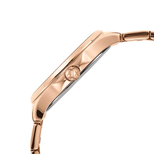 Image of Armani Exchange Lady Hampton Analog Rose Gold Dial Women's Watch-AX5264