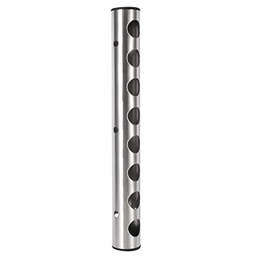 Bicaquu Flaschenhalter, einfach zu bedienendes aufrechtes Weinregal, Edelstahl-Weinregal, Home Bar(Stainless Steel 8 Holes) Cover
