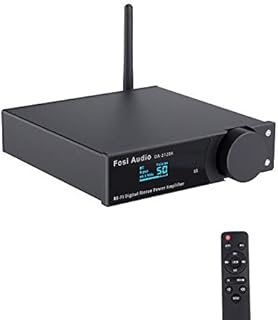 Fosi Audio DA2120A Bluetooth 5.0 DAC Amplifier 100W Stereo Receiver 2.1 CH Audio Wireless Amp Hi-Fi Compact Mini Integrated Class D Power Amp for Speakers Active Subwoofer with Remote Control