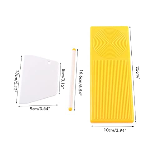 Stylebest Plastic Pasta Macaroni Board, Plastic Gnocchi Boards Tool for Making Macaroni Pasta and Gnocchi Maker Cutter Rolling Pin Manual Kitchen Tool - Image 3