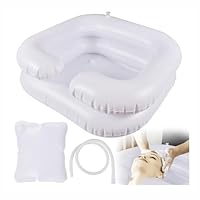 Haarwaschbecken für Bettlägerige,Mobiles Waschbecken Haarwaschhilfe Kopfkissen Ablaufschlauch,Haarwaschbecken für Kinder,Behinderte,Verletzte,Alte Menschen und Schwangere