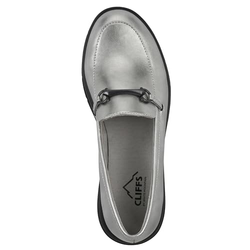 Image of CLIFFS BY WHITE MOUNTAIN Women's Flow Cushioned Lug Sole Loafer Flat