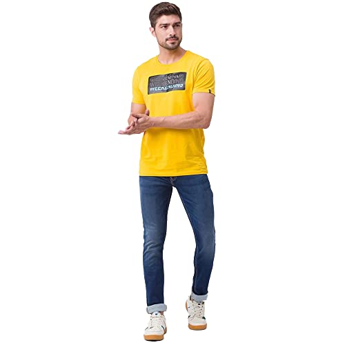 Image of Spykar Men's Mid Rise Skinny Fit Jeans