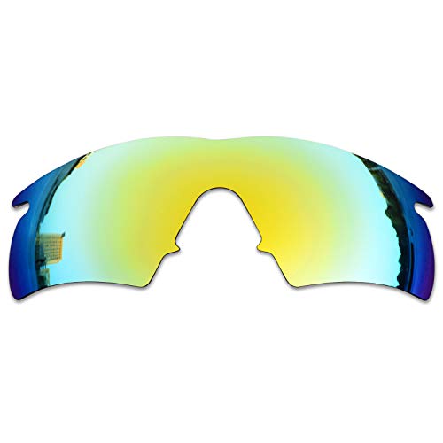 SOODASE Para Oakley M Frame Hybrid Gafas de sol Dorado Lentes de repuesto polarizadas