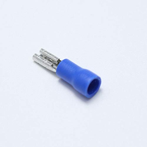 50pcs 2.8mm Crimp Terminal 2.8 Female Pre-Insulated Electrical Connectors for 16AWG - 14AWG Wire /1.5-2.5mm2 Cable IMax=15A VUQLDHAYZ