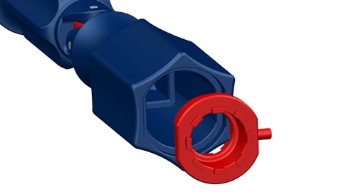 Rela Innovativ WC-Sitz-Montageschlüssel, Montageschlüssel mit Gelenk, Montage WC-Sitz