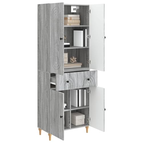 vidaXL Juego de armarios 2 pcs 66 x 34,5 x 90 cm Madera de ingeniería, Conjunto de Muebles Elegante, Asientos Modulares Modernos, Diseño Chic para Sala, Comedor Funcional, Todo Genial