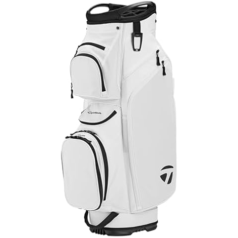 TaylorMade CartLite Golf Bag in White Cover