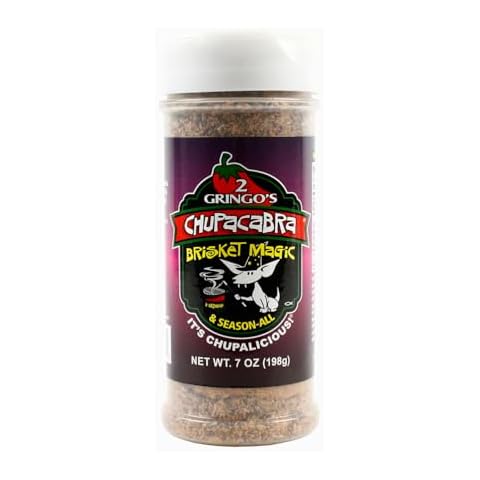 2 Gringos Chupacabra Brisket Magic Blend All Purpose Seasoning 7 Ounce Shaker Cover