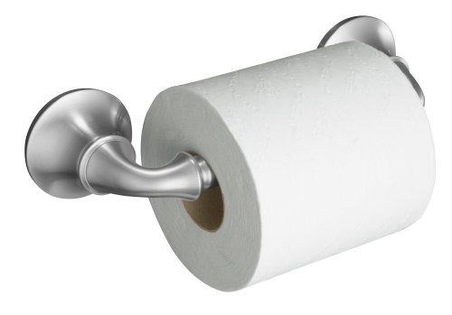 KOHLER K-11374-G Forté Toilet Tissue Holder, Brushed Chrome